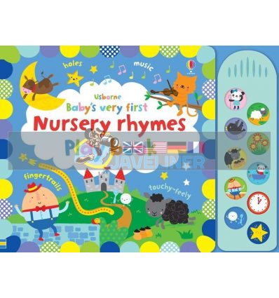 Baby's Very First Nursery Rhymes Playbook Fiona Watt Usborne 9781474953566