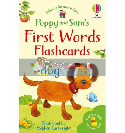 Usborne Farmyard Tales: Poppy and Sam's First Words Flashcards Heather Amery Usborne 9780746037508