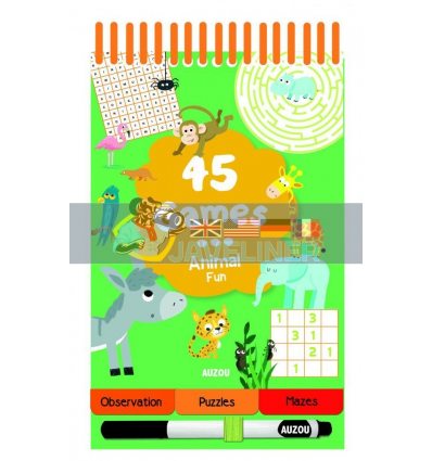 45 Games: Animal Fun Auzou 9782733861905