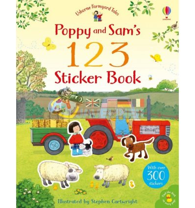 Usborne Farmyard Tales: Poppy and Sam's 123 Sticker Book Rachel Wilkie Usborne 9781409551812