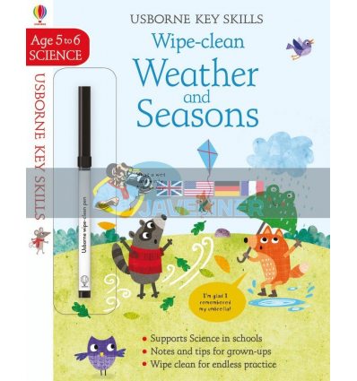 Wipe-Clean Weather and Seasons (Age 5 to 6) Anna Suessbauer Usborne 9781474965255