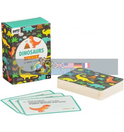 Dinosaurs Trivia Cards Petit Collage 5055923779026