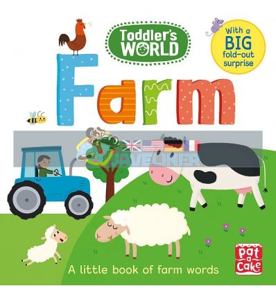 Toddler's World: Farm Villie Karabatzia Pat-a-cake 9781526380500