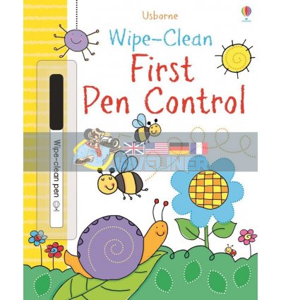 Wipe-Clean First Pen Control Sam Smith Usborne 9781409584346