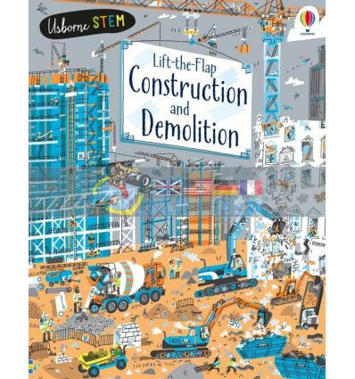Lift-the-Flap Construction and Demolition Jerome Martin Usborne 9781474942966