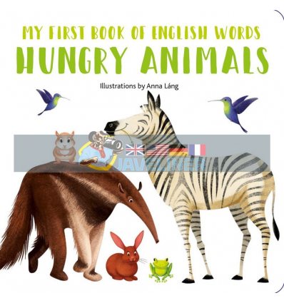My First Book of English Words: Hungry Animals Anna Lang White Star 9788854413597