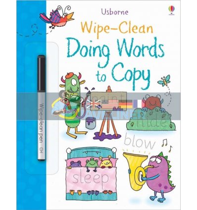 Wipe-Clean Doing Words to Copy Gareth Williams Usborne 9781474918992